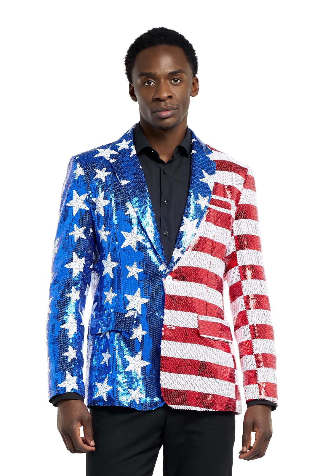 Sequin blazer for Stars & Stripes - Perfect 4th of July Outfit Suitmeister Sequin blazer for Stars & Stripes - Perfect 4th of July Outfit Suitmeister