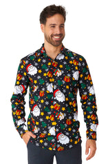 Santa Elves Black - Christmas shirt