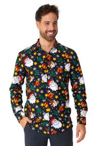 Santa Elves Black - Christmas shirt