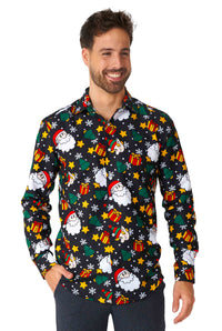 Santa Elves Black - Christmas shirt