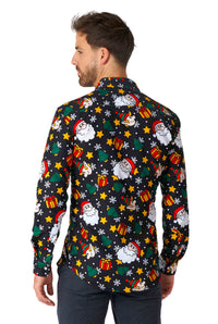 Santa Elves Black - Christmas shirt