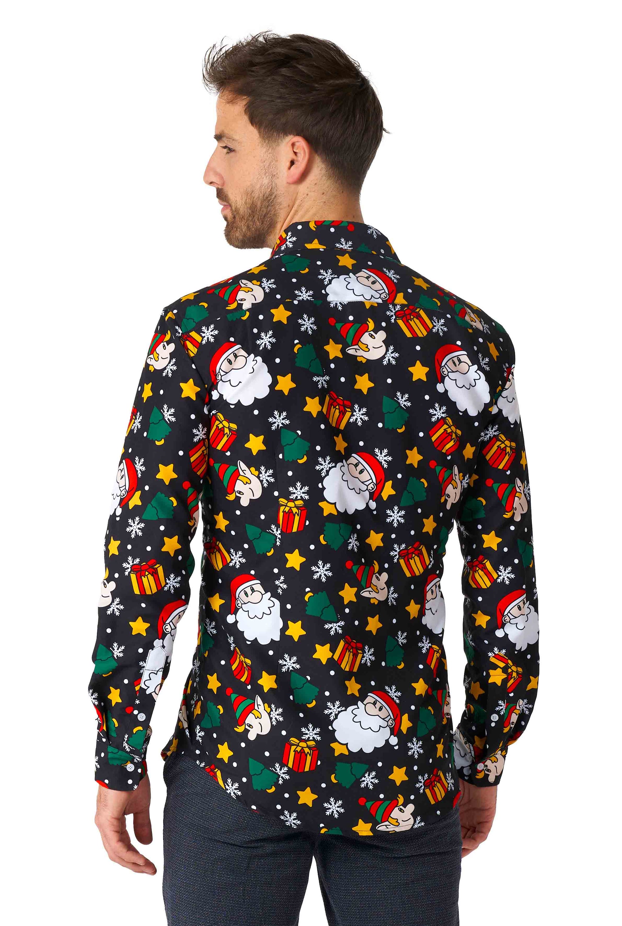 Santa Elves Black - Christmas shirt