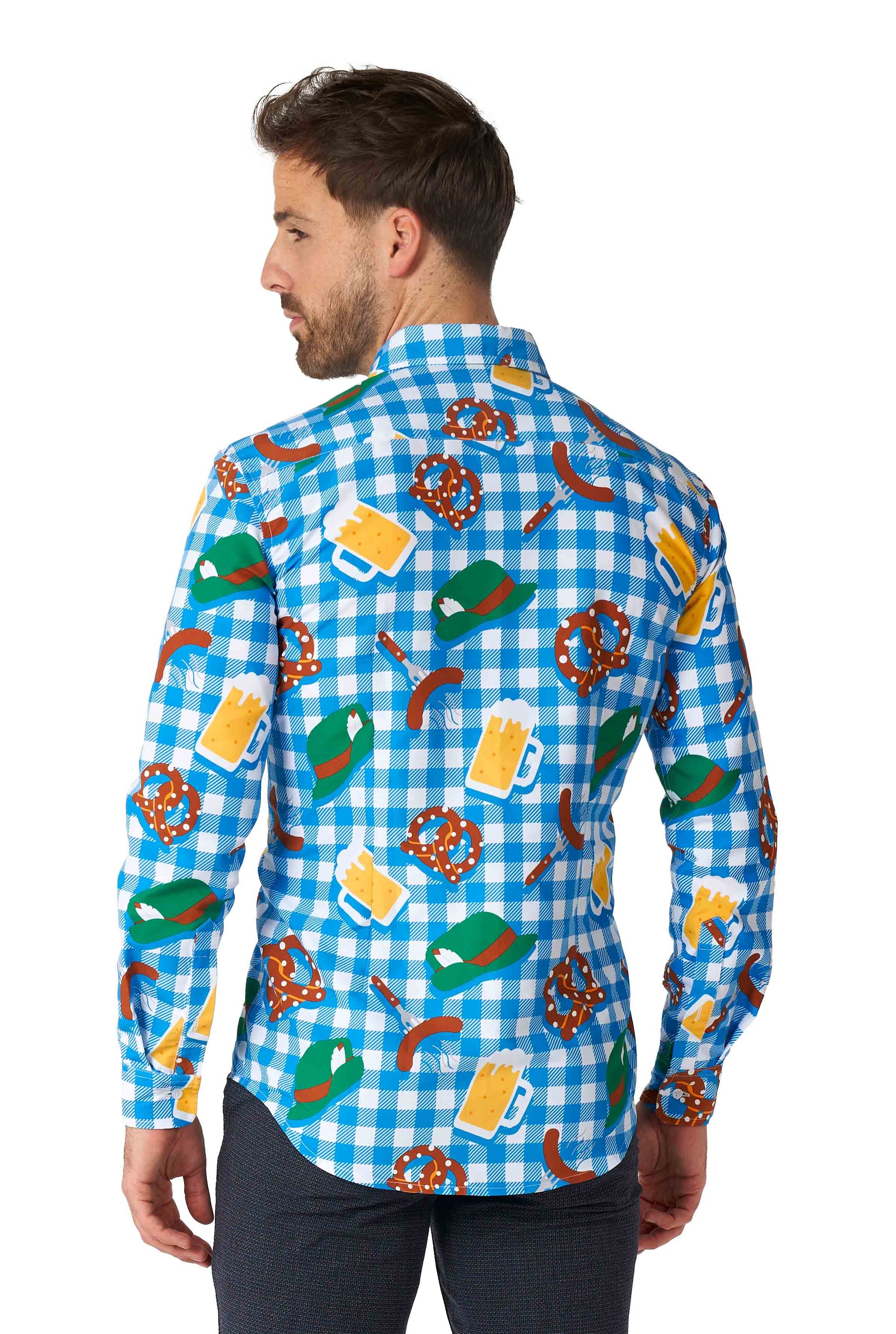 October Check Blue - Octoberfest shirt