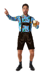 October Check Blue - Octoberfest shirt