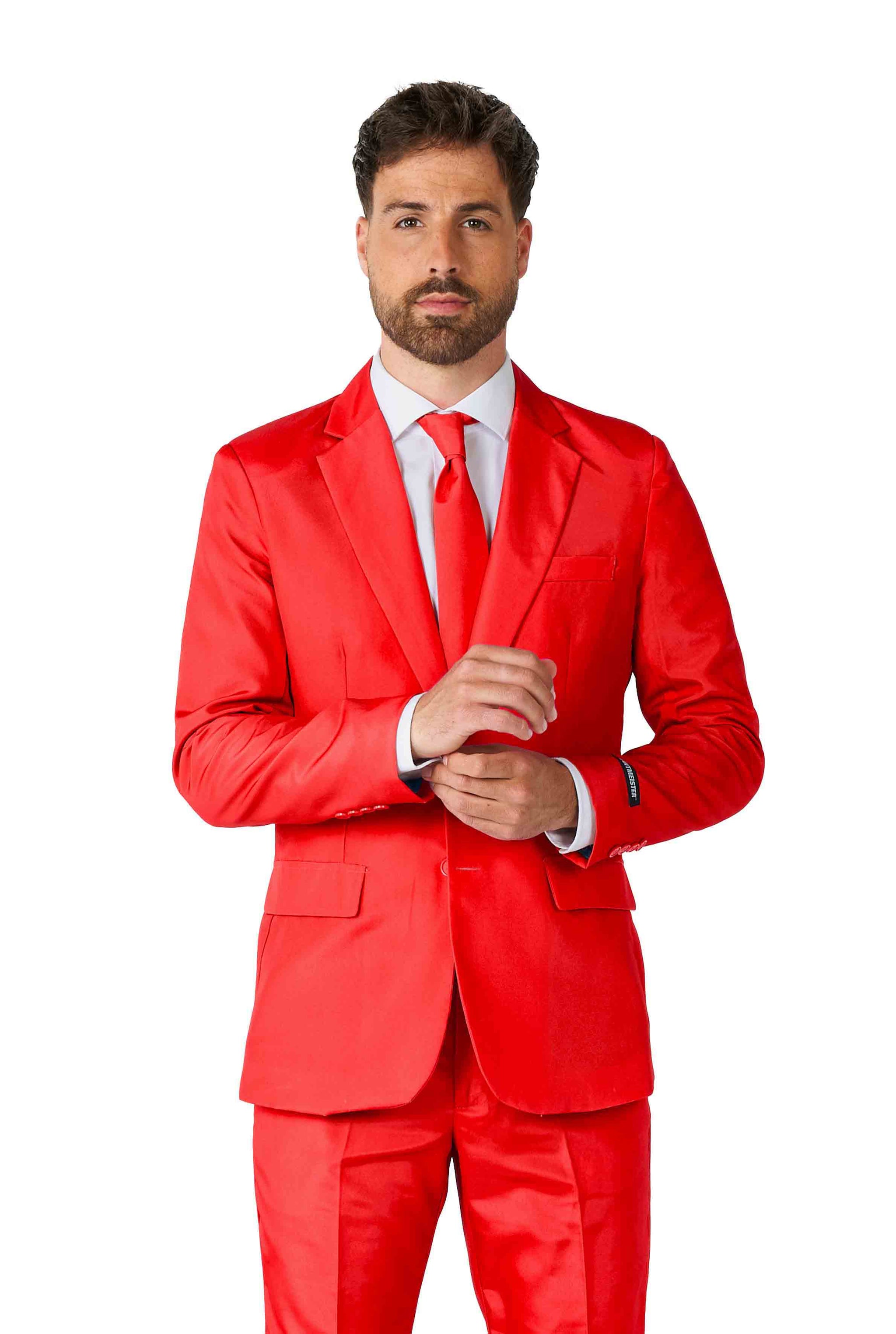 Solid Red suit