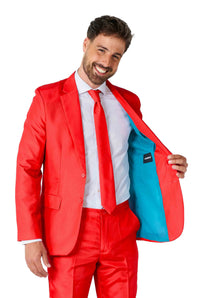 Solid Red suit