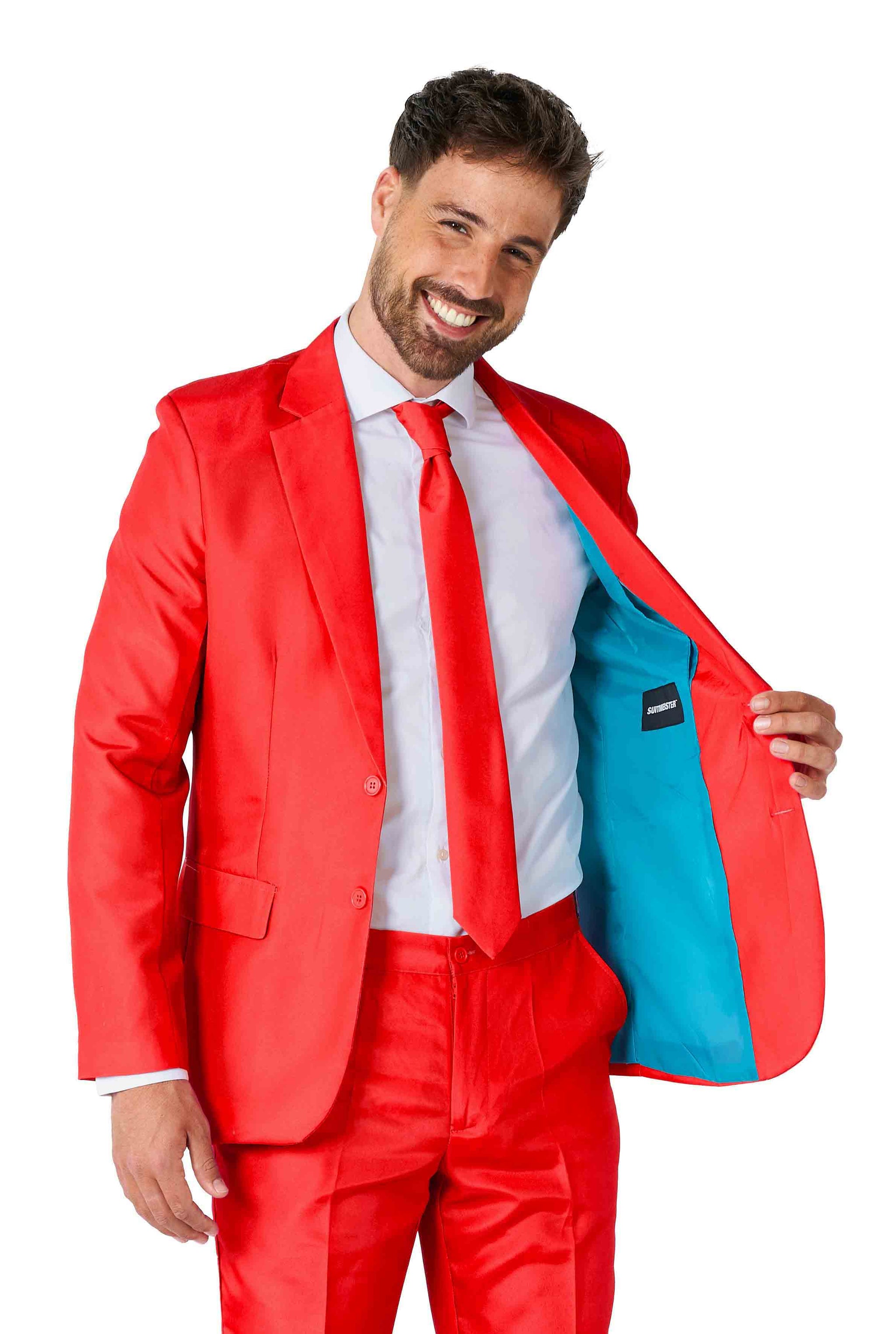 Solid Red suit