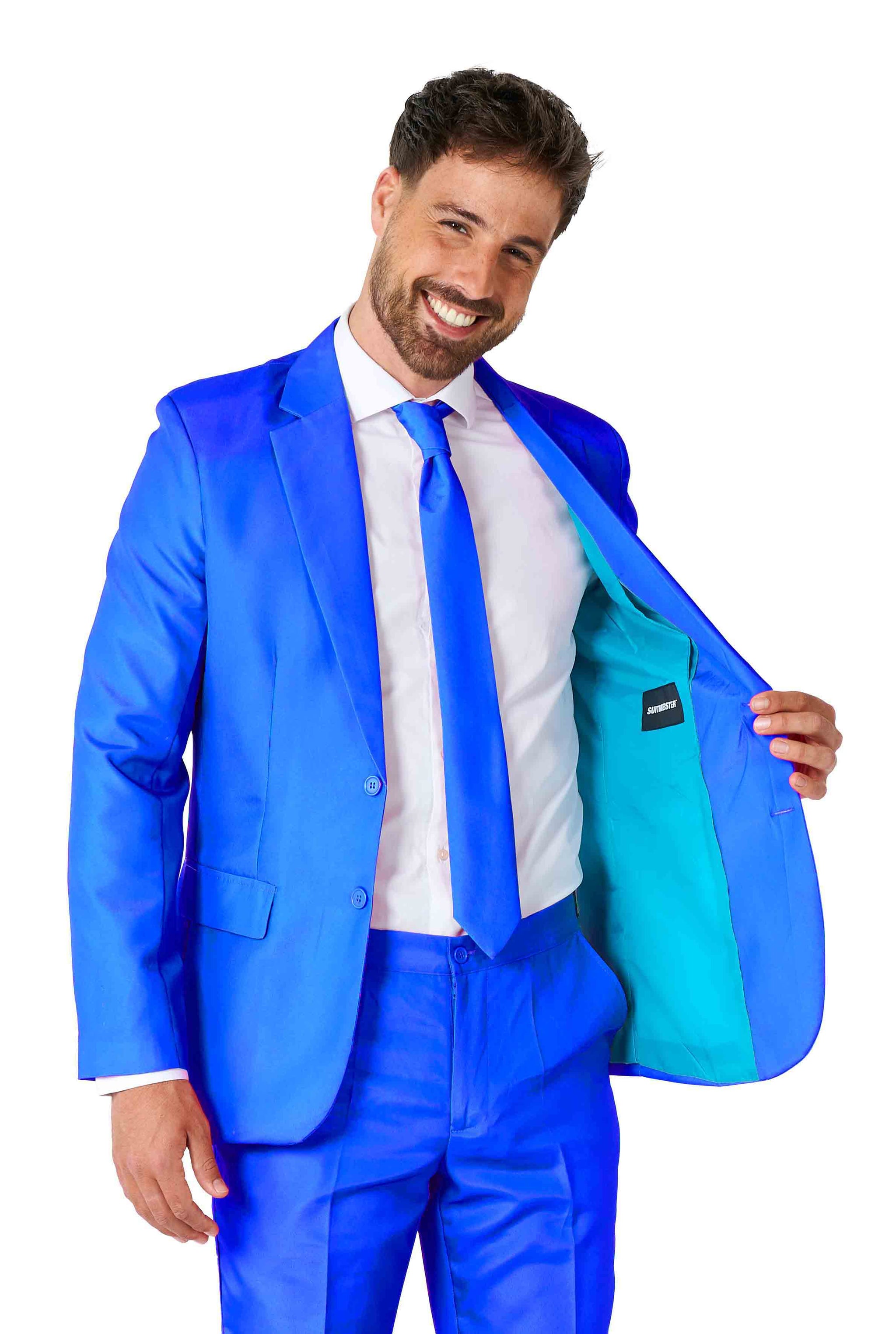 Solid Blue suit