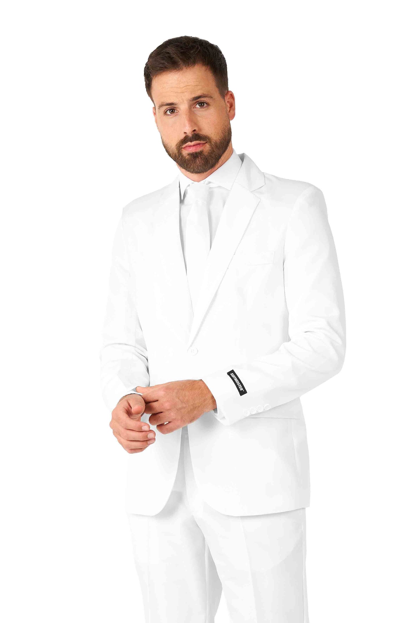 Solid White suit