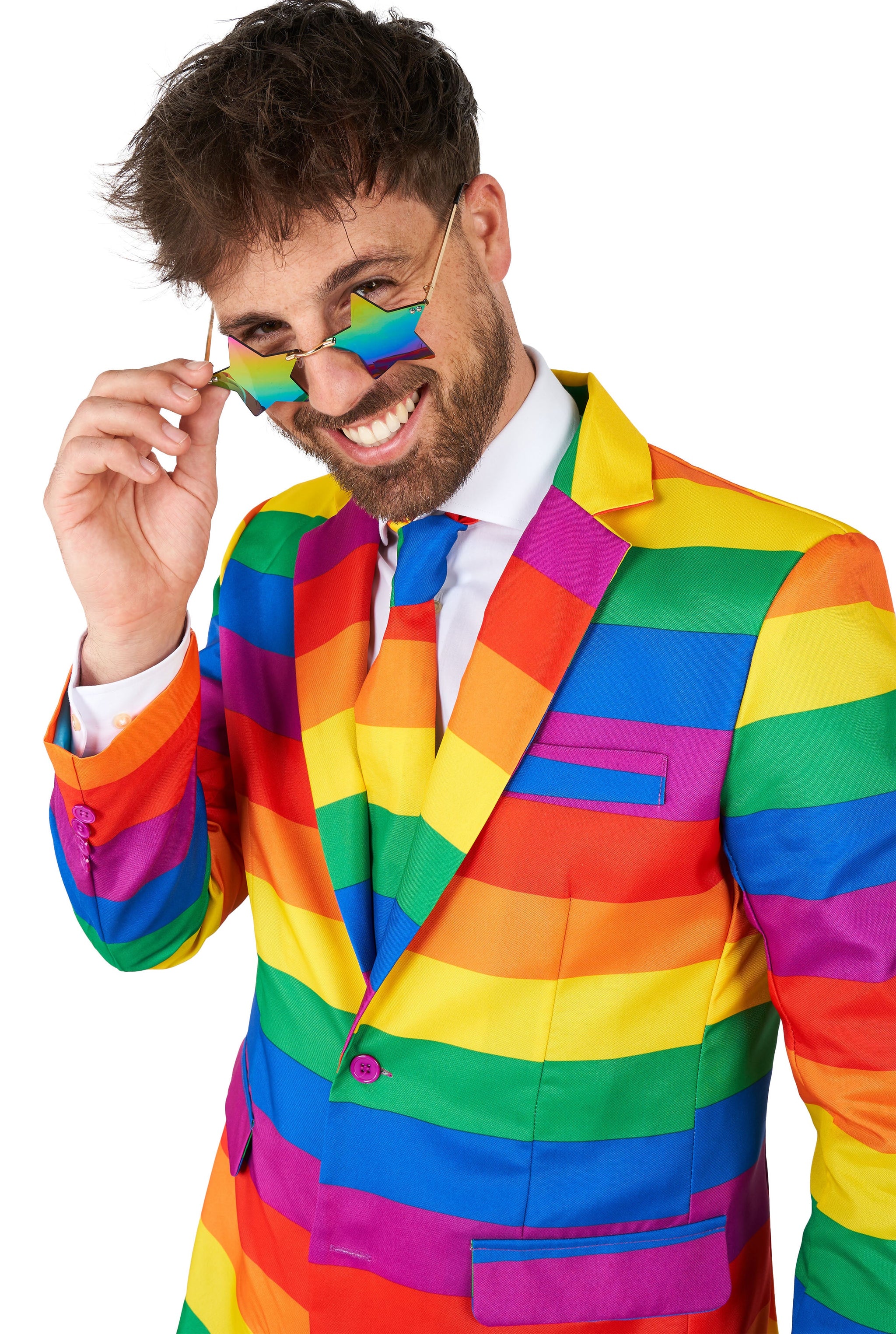 Rainbow suit