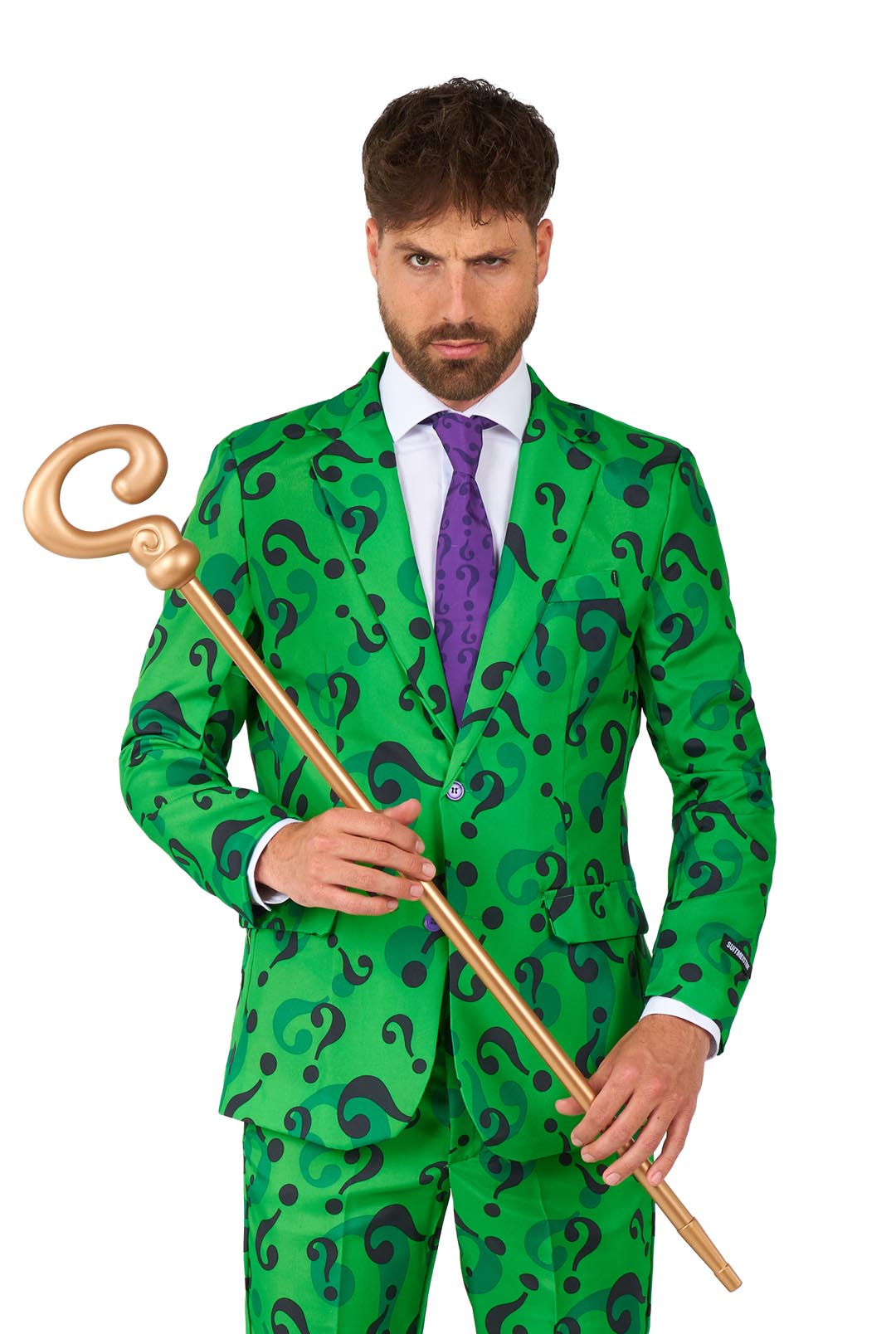 Riddler costume - Stylish The Riddler Suit for Smart Villains – Suitmeister