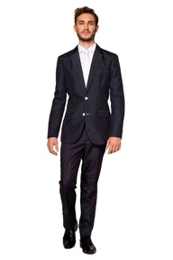 Gangster Pinstripe Black