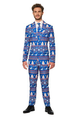 Christmas Suit Blue Nordic