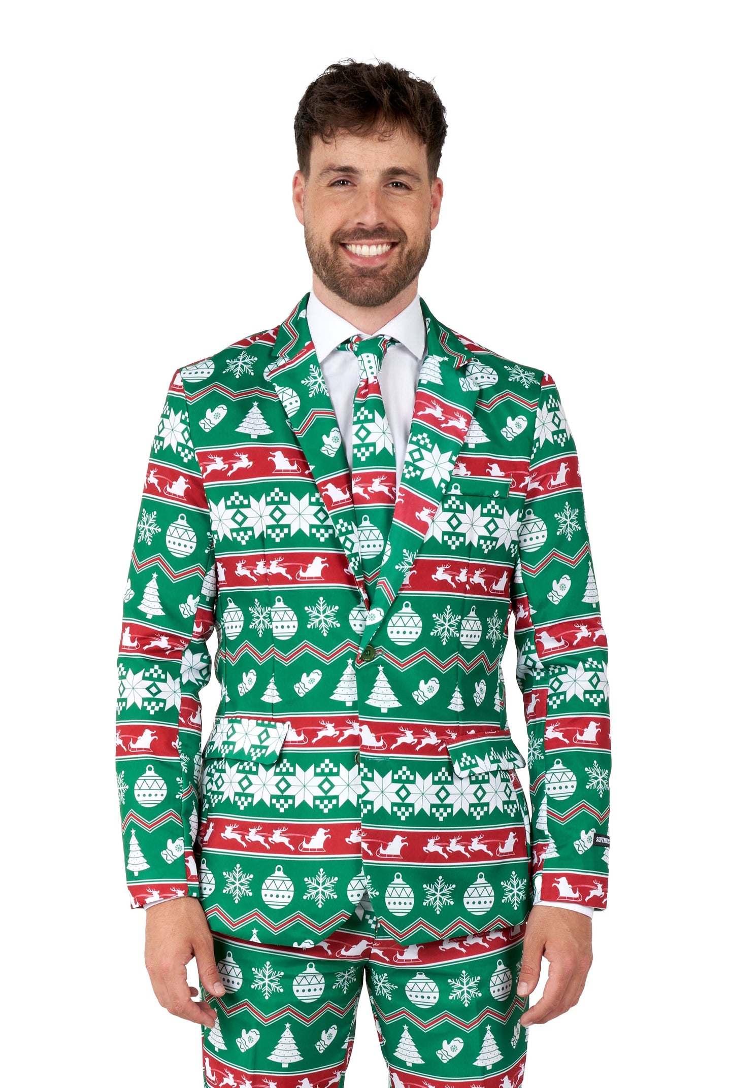 Christmas Green Nordic - Christmas Suit