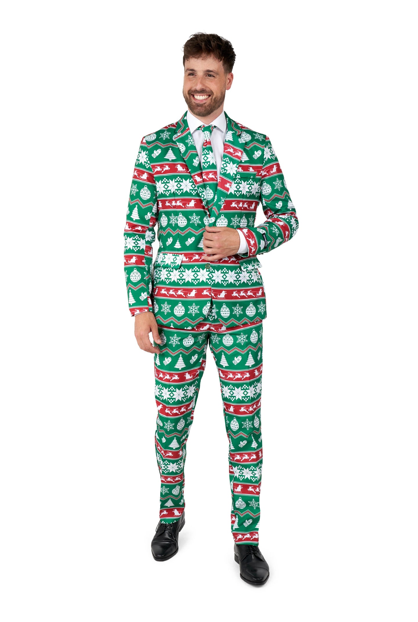 Christmas Green Nordic - Christmas Suit