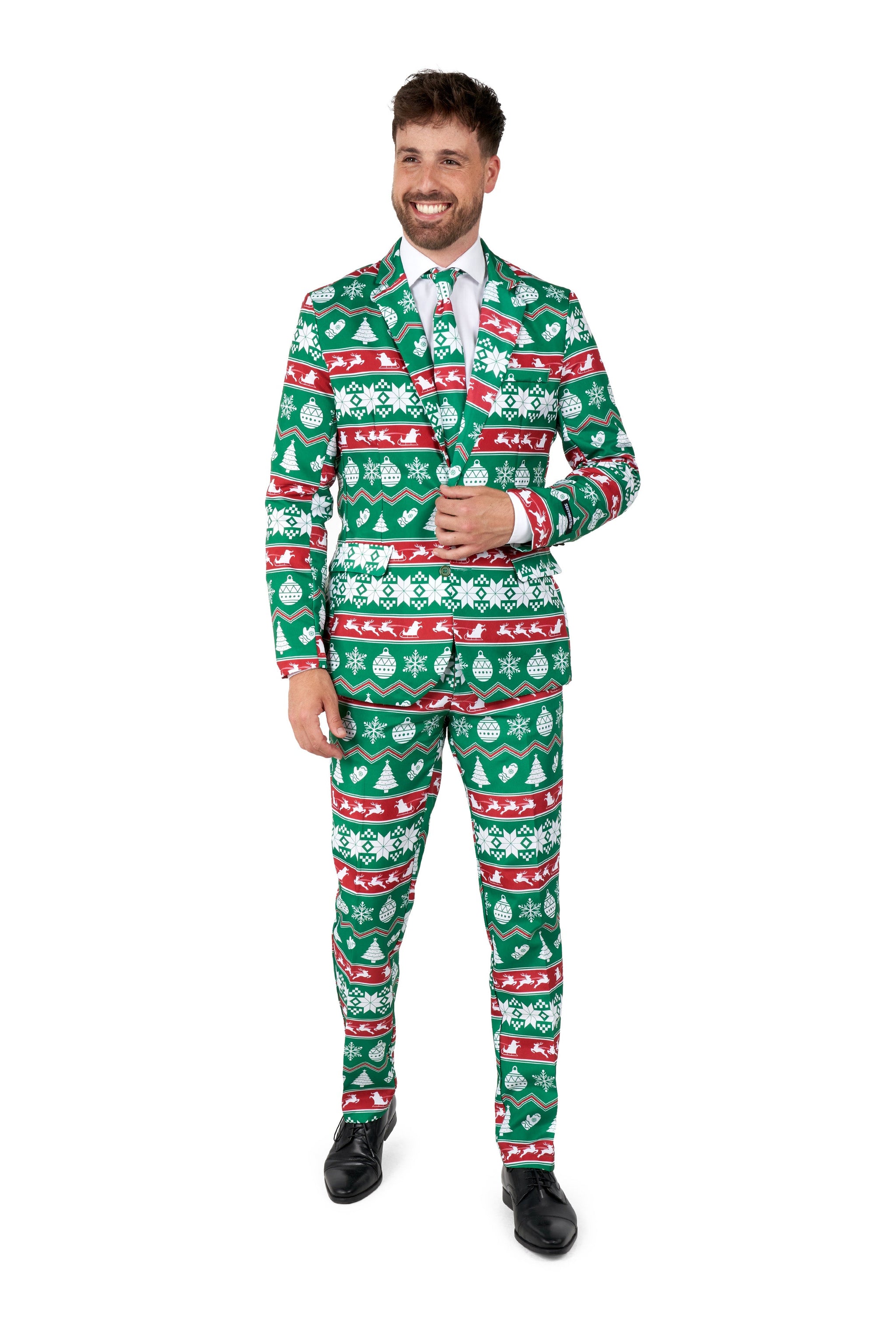Christmas Green Nordic - Christmas Suit