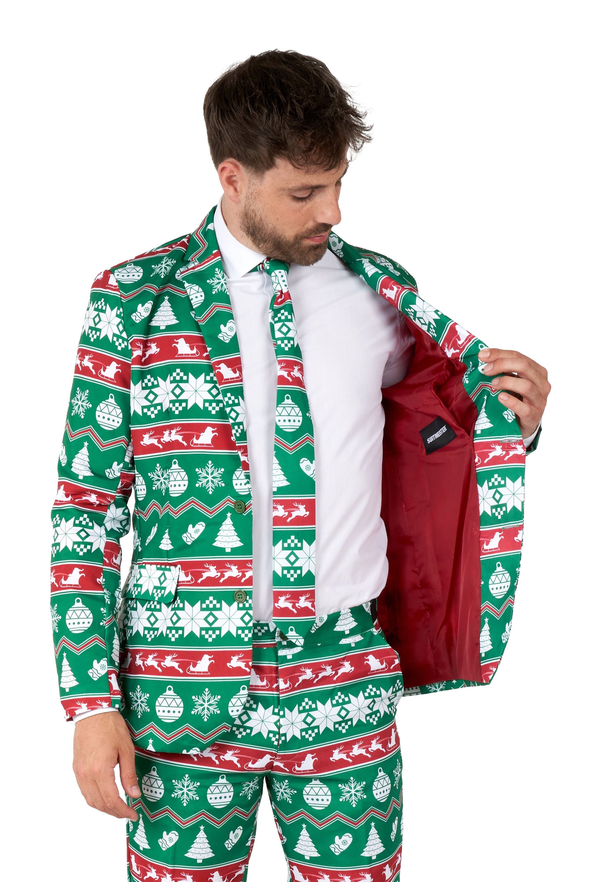 Christmas Green Nordic - Christmas Suit
