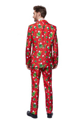 Christmas Trees Stars Red - Christmas suit