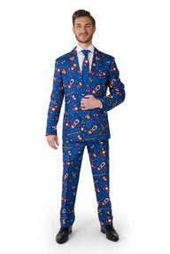 Retro Gamer Navy - Gamer suit