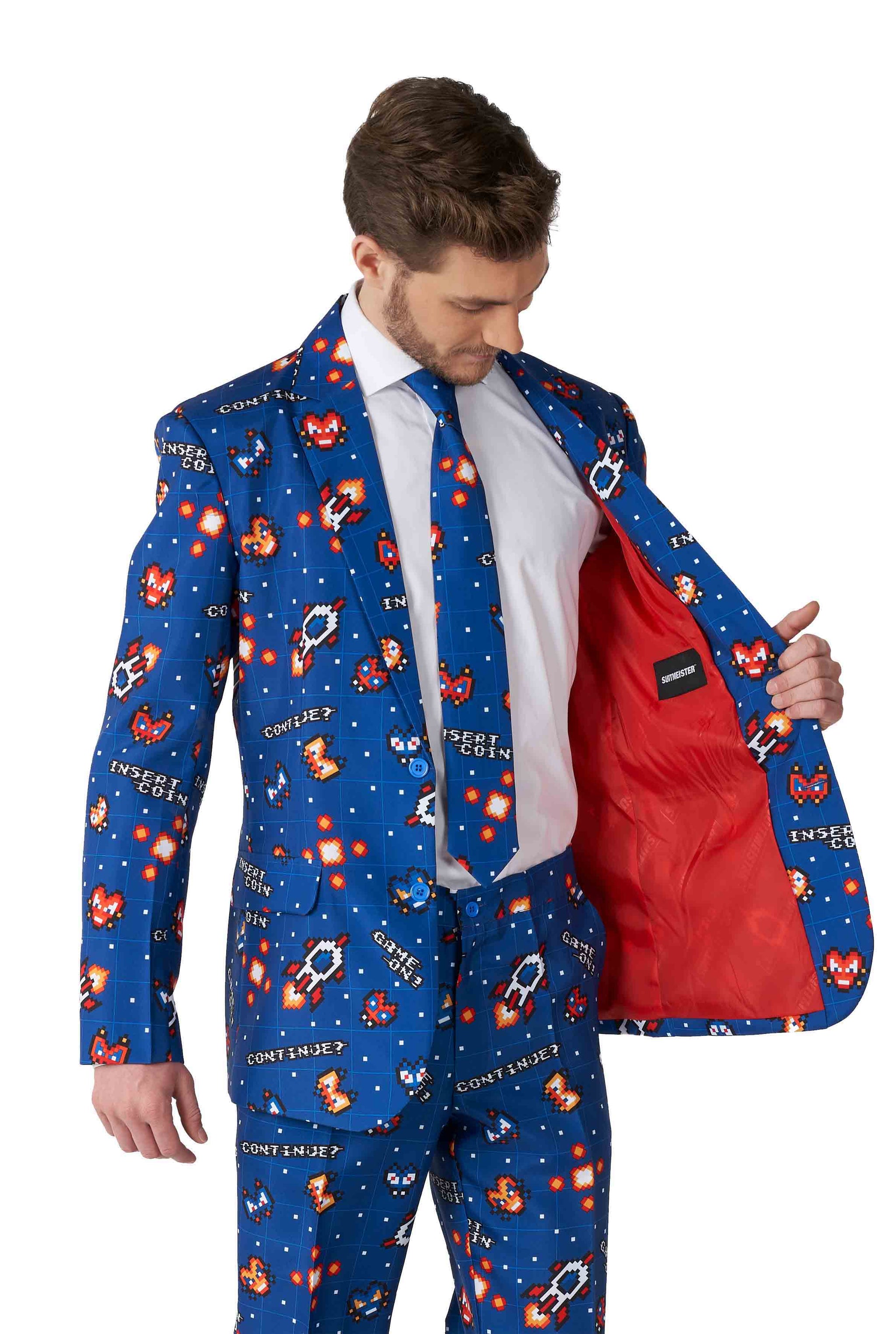 Retro Gamer Navy - Gamer suit