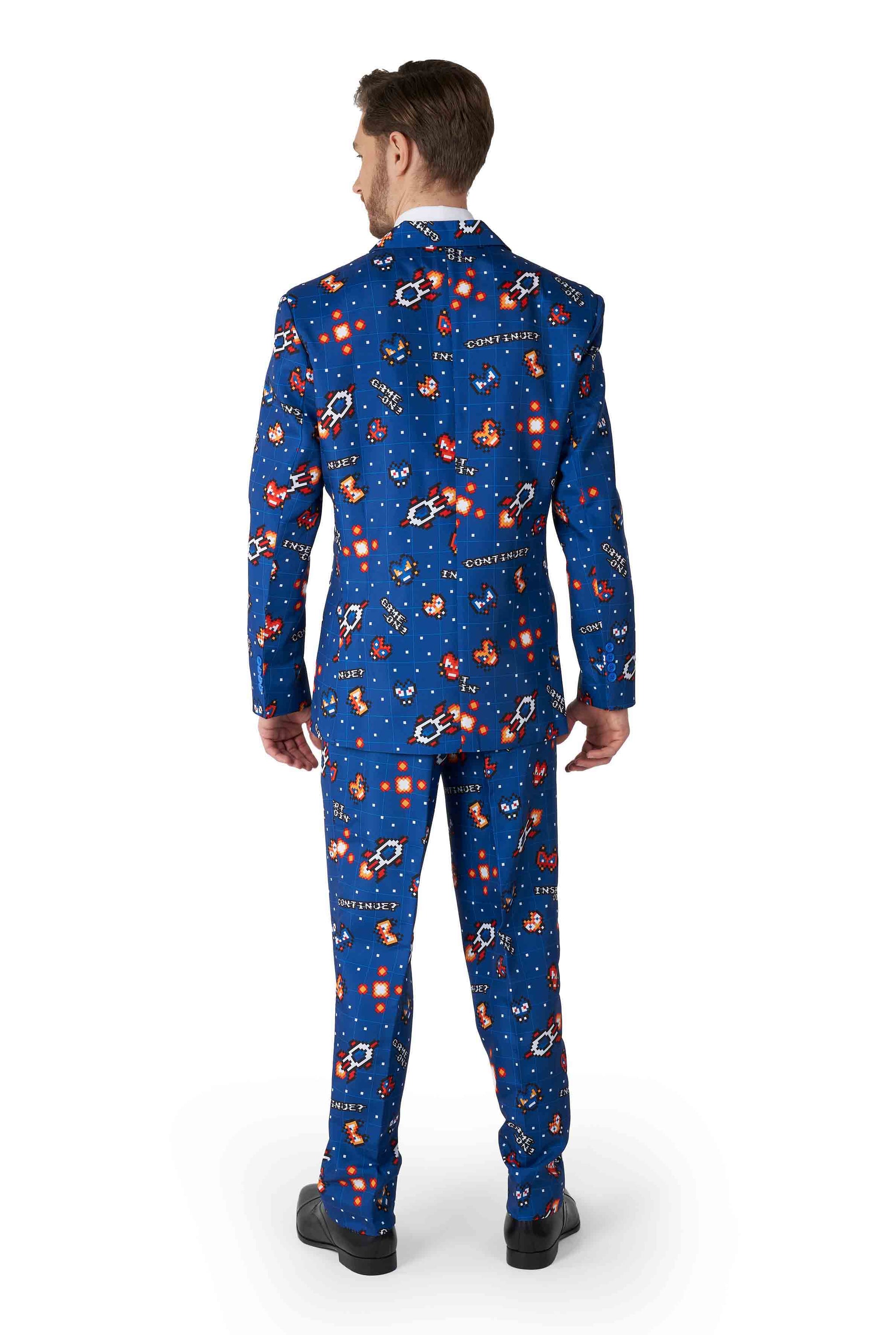 Retro Gamer Navy - Gamer suit