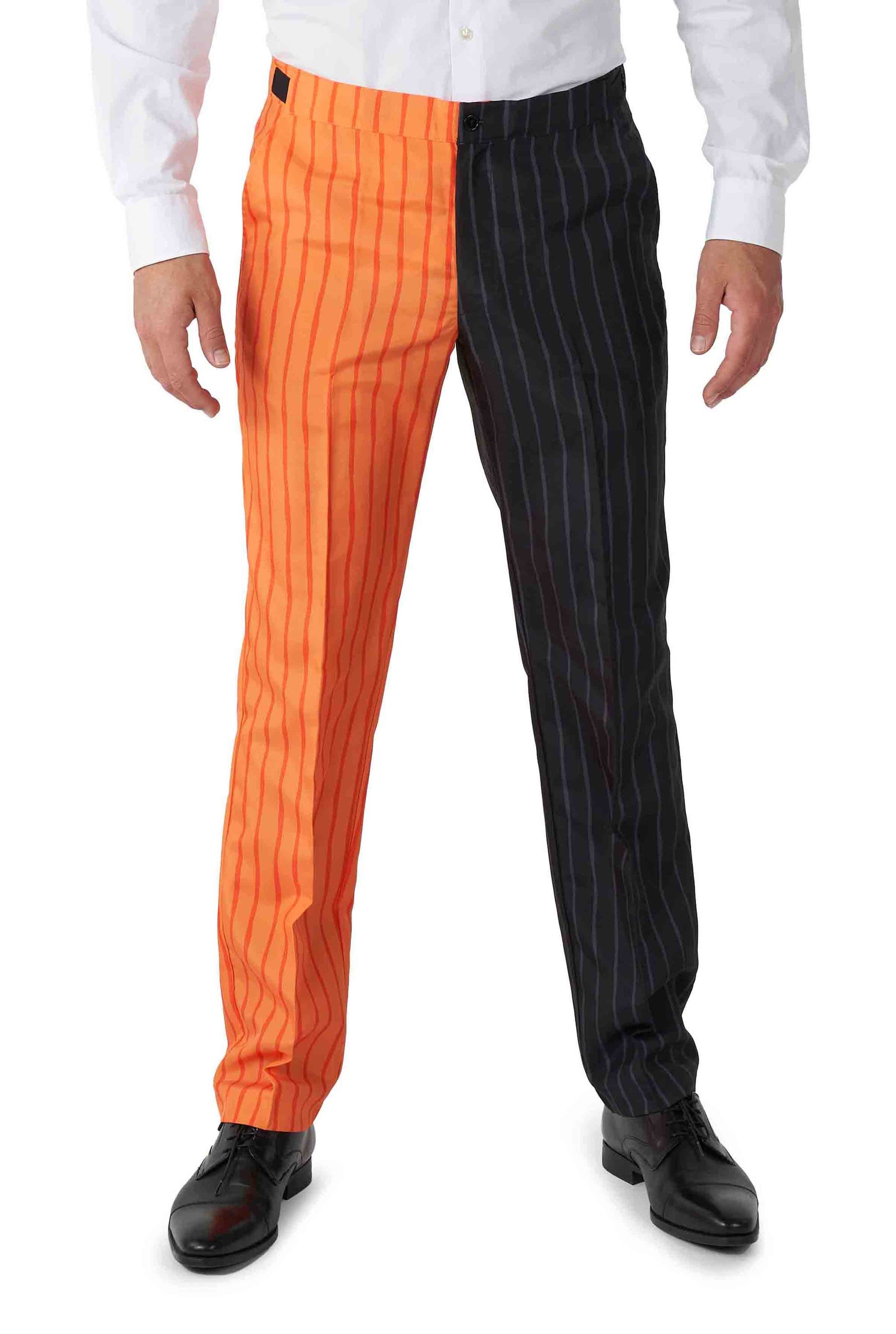 Jack-O Pinstripe Black - Halloween suit