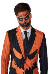 Jack-O Pinstripe Black - Halloween suit