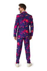 Retro Neon Navy - Carnival suit