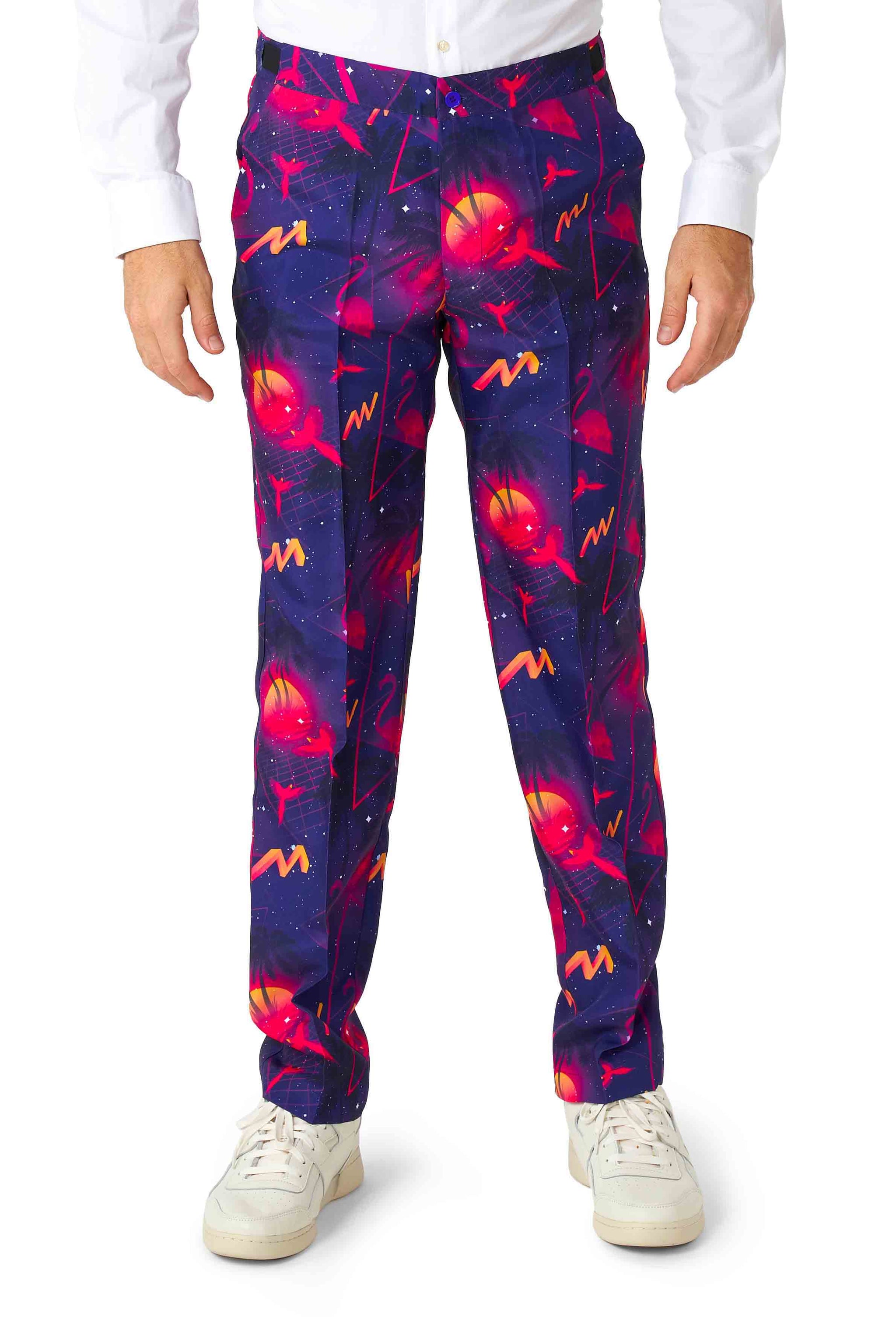 Retro Neon Navy - Carnival suit