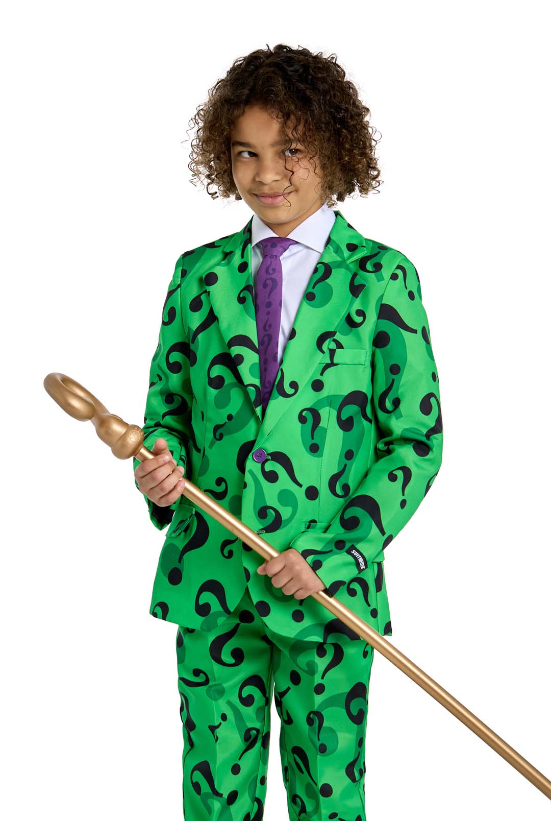 Riddler costume: Stylish Halloween Suit for Smart Villains – Suitmeister