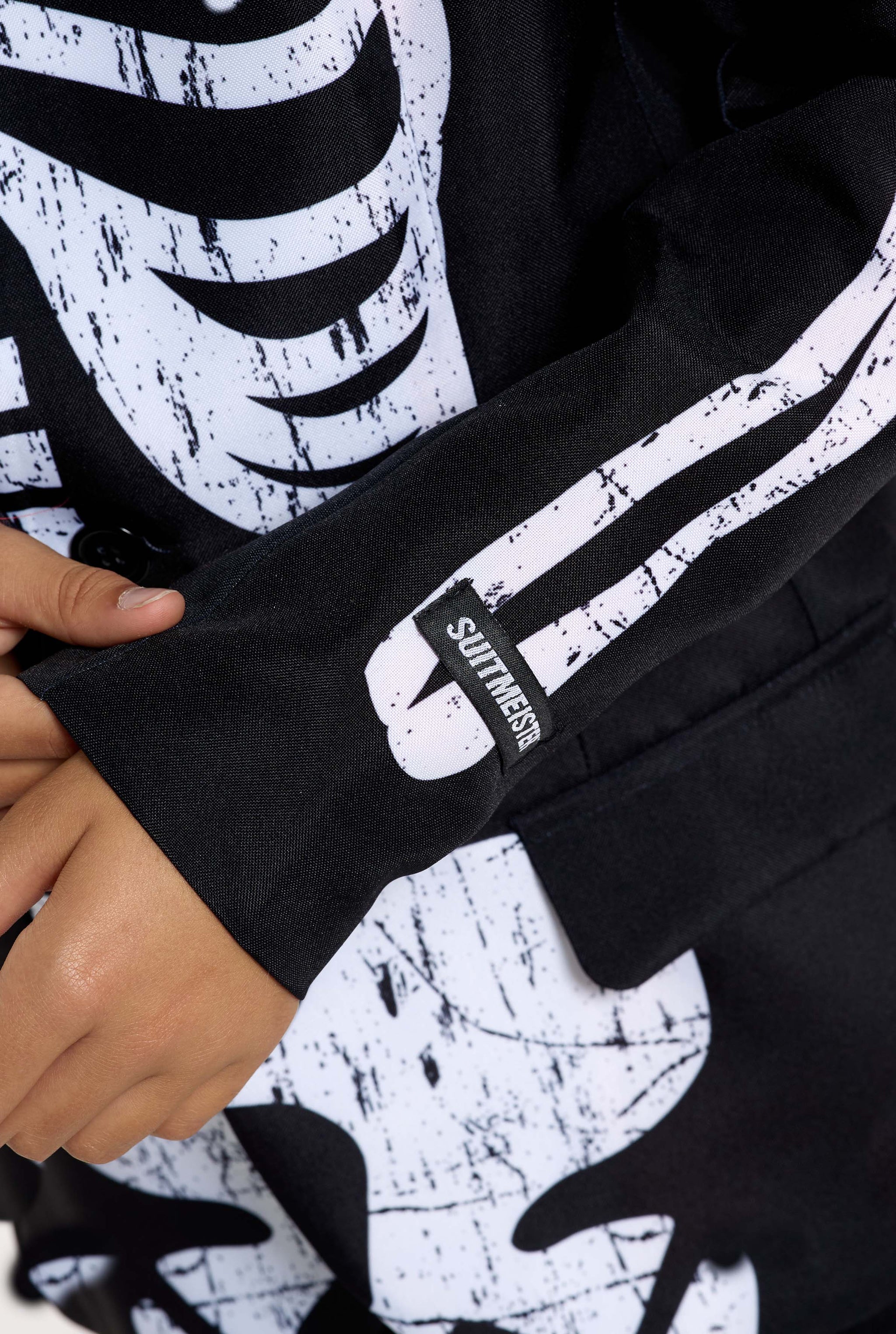 Skeleton Grunge Black