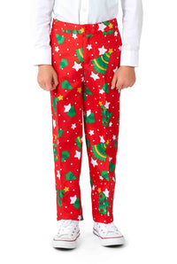 Christmas Trees Stars Red - Christmas suit