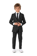 Oversized Pinstripe Black