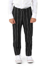 Oversized Pinstripe Black
