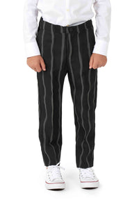 Oversized Pinstripe Black