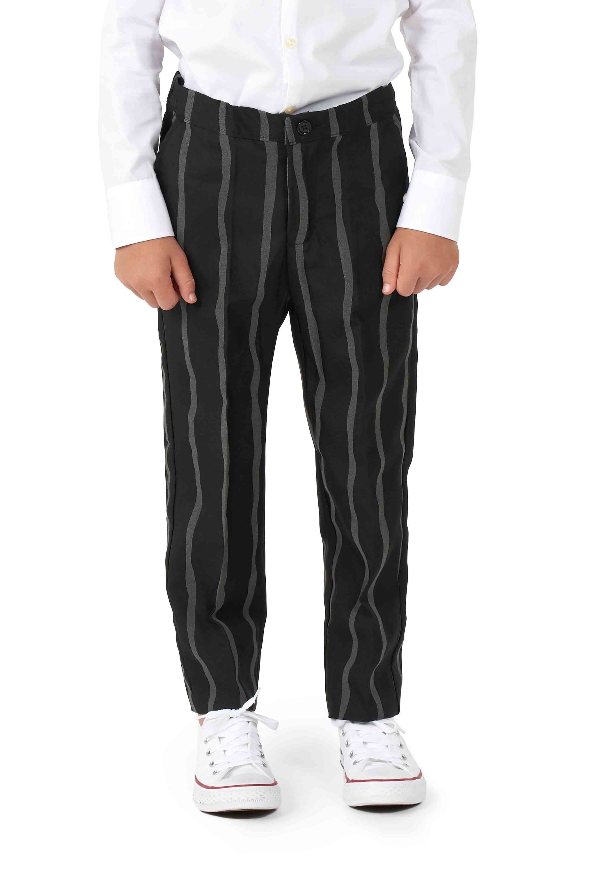 Oversized Pinstripe Black
