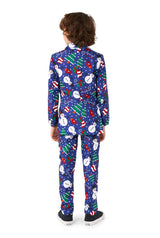 Christmas Snowman Blue - Christmas suit