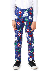 Christmas Snowman Blue - Christmas suit