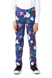 Christmas Snowman Blue - Christmas suit