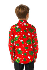 Christmas Trees Stars Red - Christmas shirt