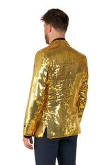 Sequins Blazer Gold