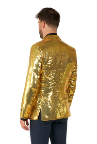 Sequins Blazer Gold