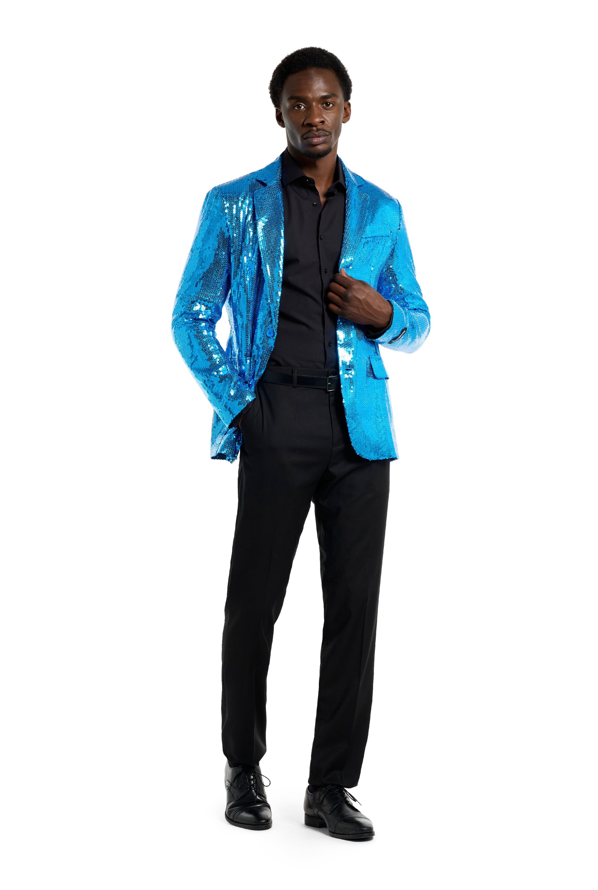 Sequins Blue Blazer