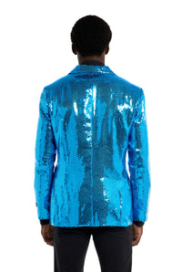 Sequins Blue Blazer