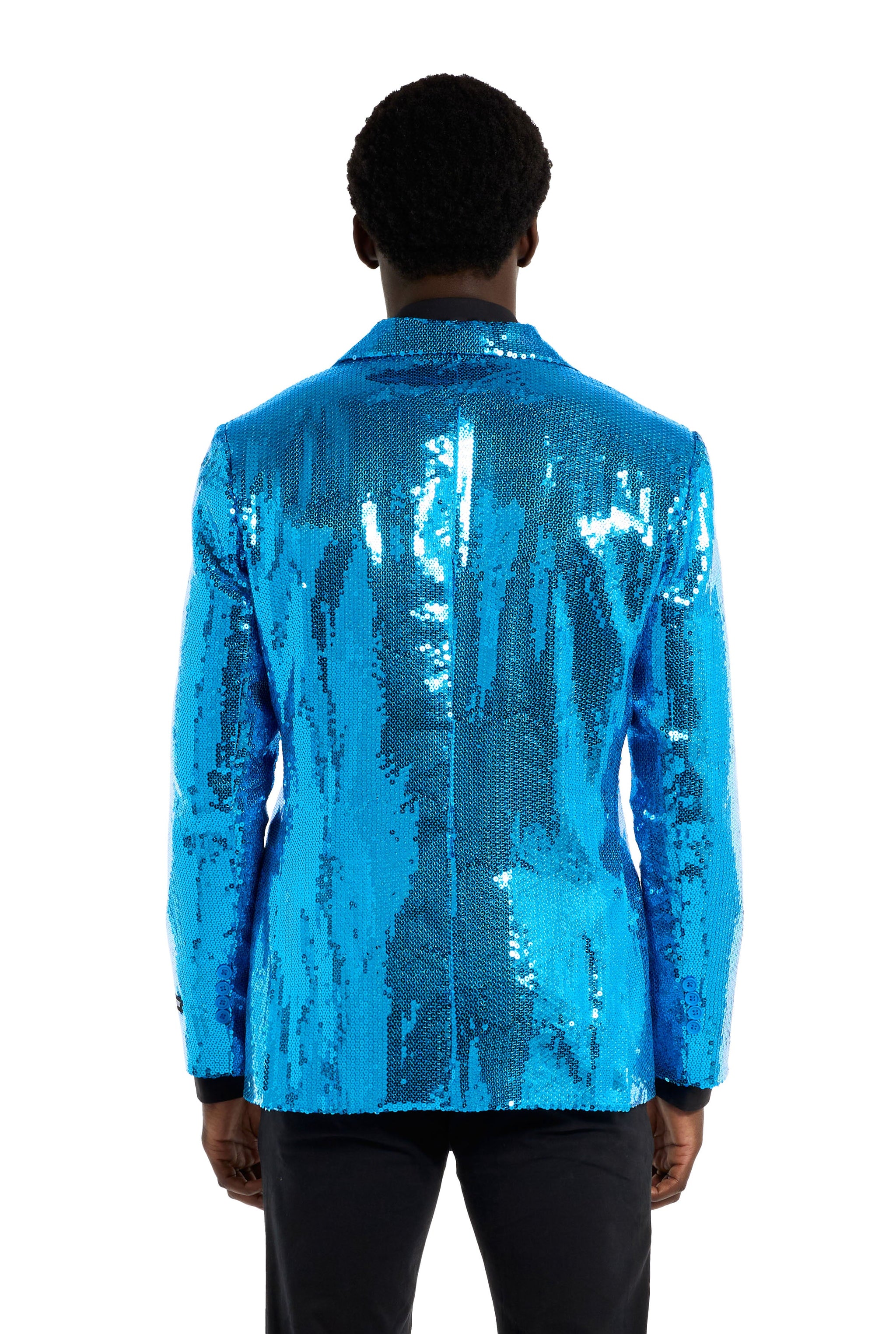 Sequins Blue Blazer
