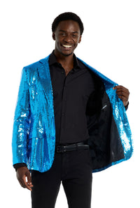 Sequins Blue Blazer