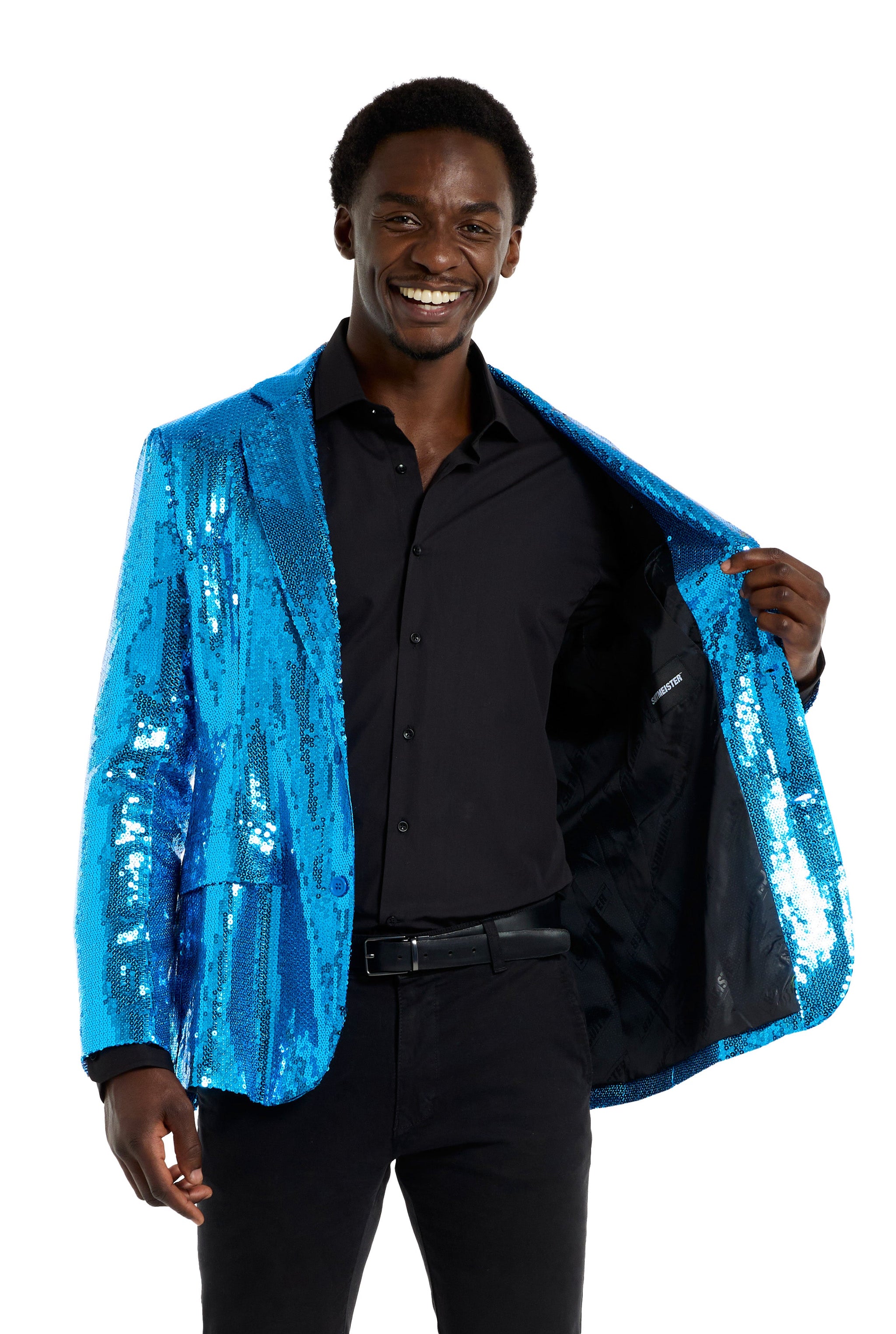 Sequins Blue Blazer