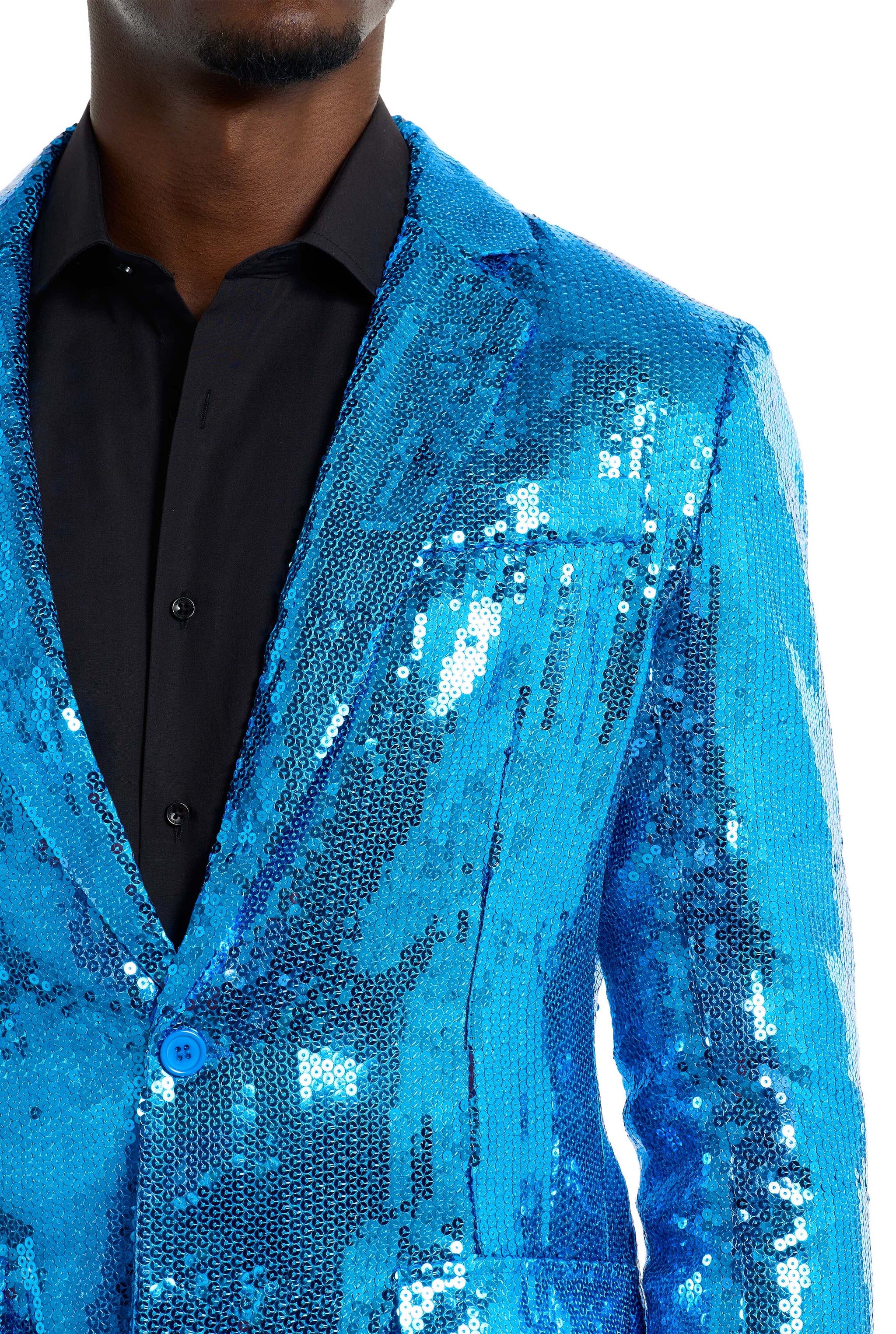 Sequins Blue Blazer