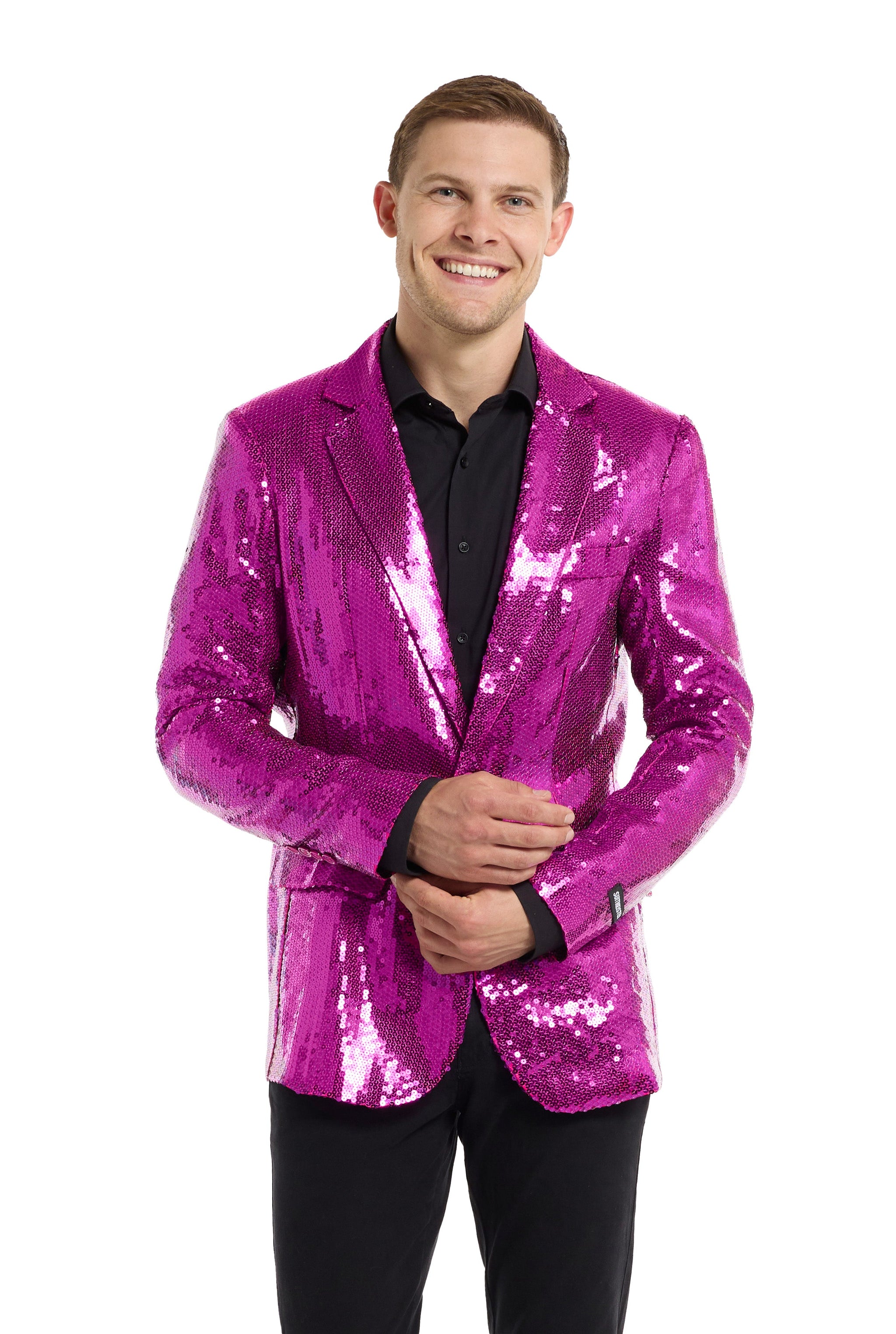 Sequins Blazer Pink