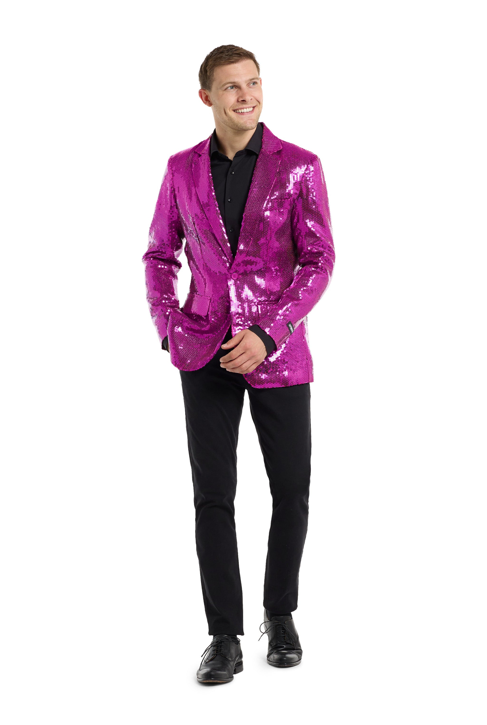 Sequins Blazer Pink